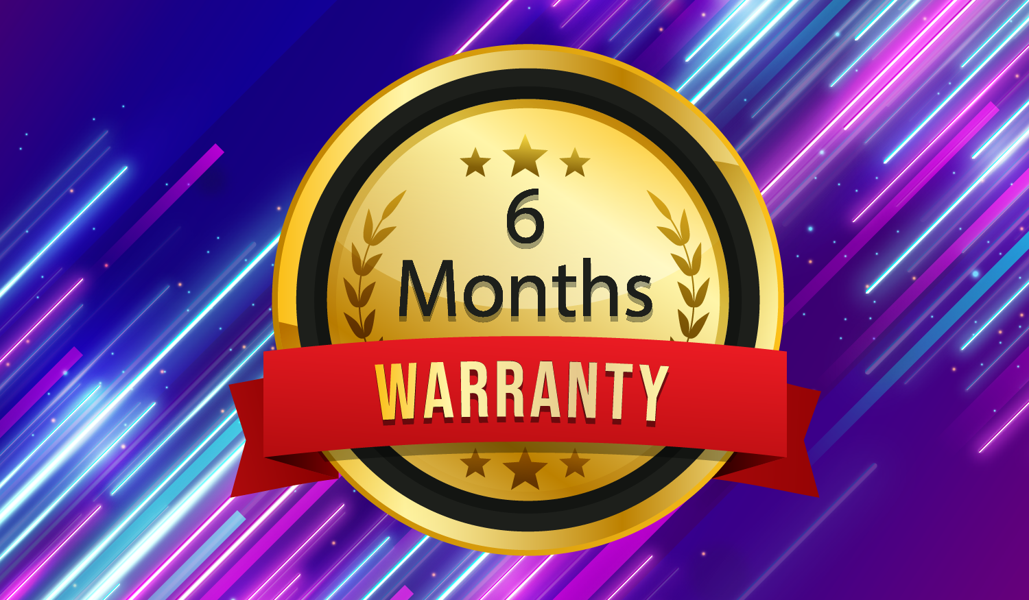 6 Months Warranty